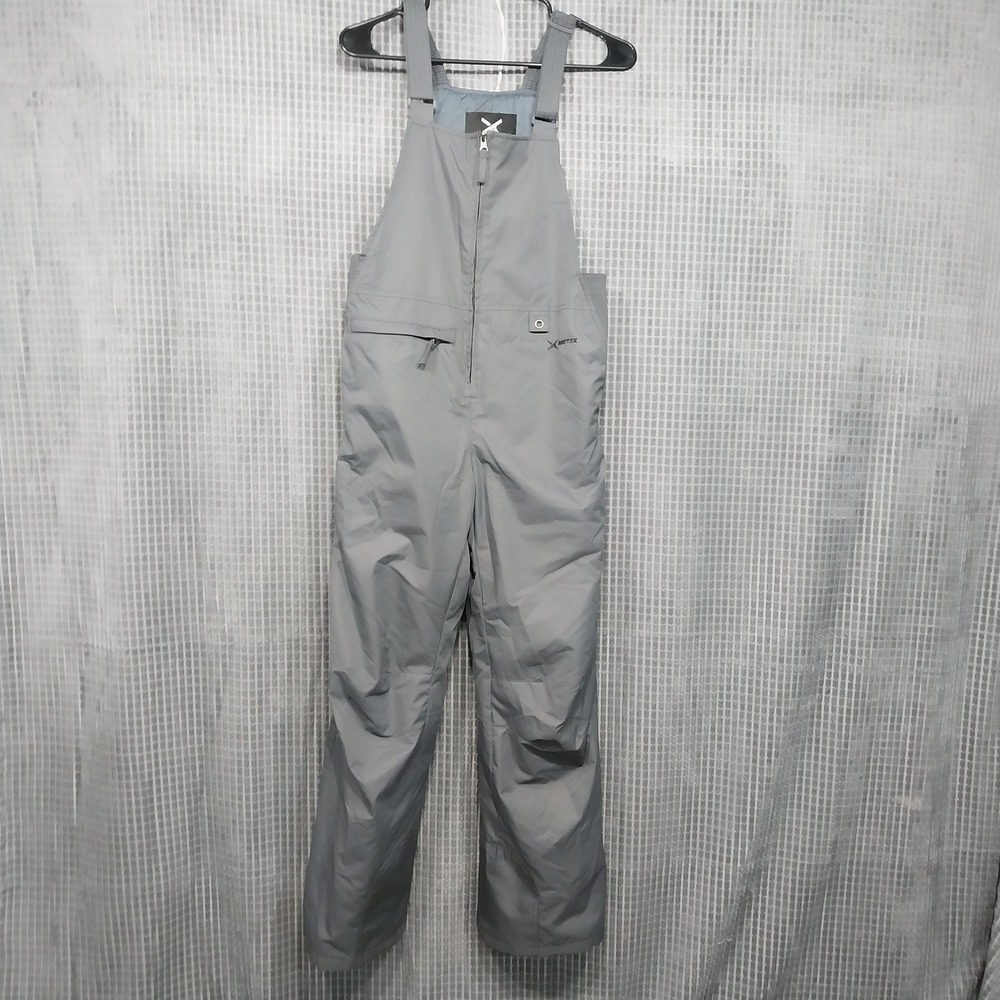 Arctix Snow Bibs Kids Insulated Winter Overalls L Gray